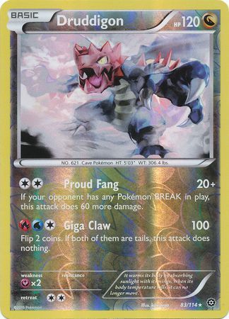 Steam Siege 083/114 Druddigon (Reverse Holo)