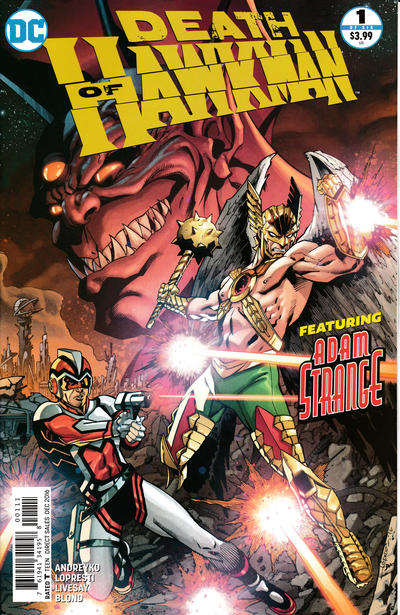 Death of Hawkman #1 DC Comics (2016)