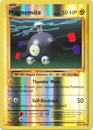 Evolutions 037/108 Magnemite (Reverse Holo)