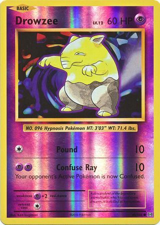 Evolutions 049/108 Drowzee (Reverse Holo)