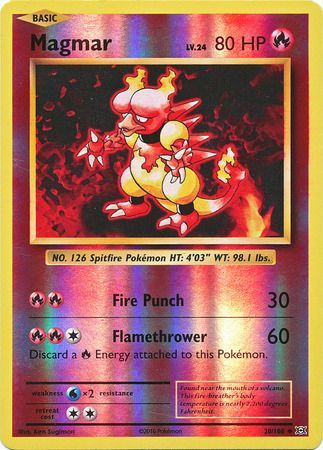 Evolutions 020/108 Magmar (Reverse Holo)