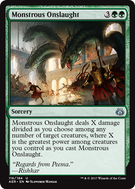 Aether Revolt 116/184 Monstrous Onslaught