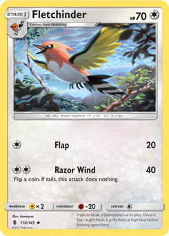 Guardians Rising 110/145 Fletchinder