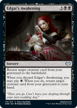 Innistrad: Crimson Vow 110/277 Edgar's Awakening