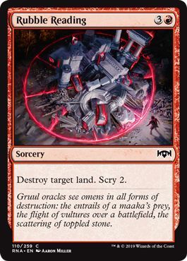 Ravnica Allegiance 110/259 Rubble Reading