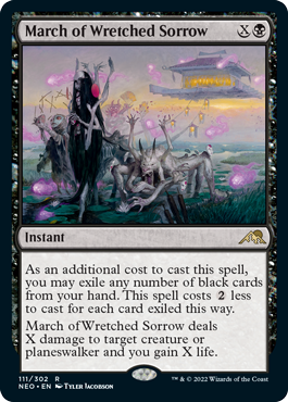 Kamigawa: Neon Dynasty 111/302 March of Wretched Sorrow