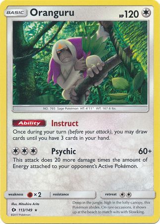 Sun & Moon 113/149 Oranguru (Holo)