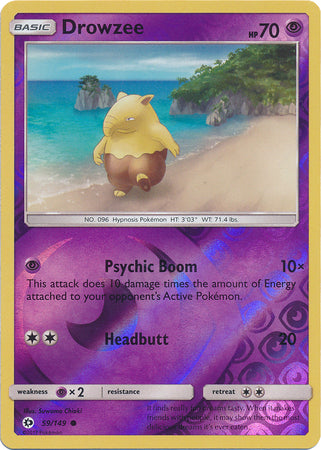 Sun & Moon 059/149 Drowzee (Reverse Holo)