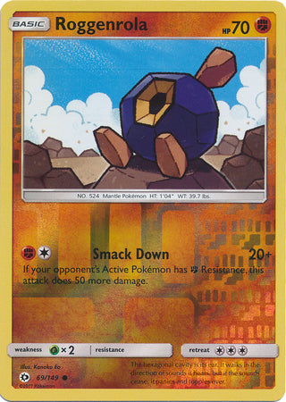 Sun & Moon 069/149 Roggenrola (Reverse Holo)