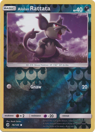 Sun & Moon 076/149 Alolan Rattata (Reverse Holo)