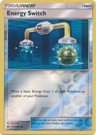 Sun & Moon 117/149 Energy Switch (Reverse Holo)