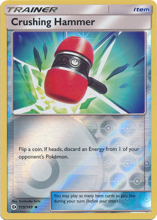 Sun & Moon 115/149 Crushing Hammer (Reverse Holo)