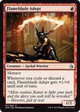 Amonkhet 131/269 Flameblade Adept