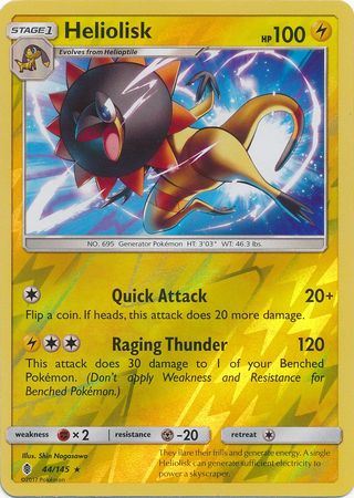 Guardians Rising 044/145 Heliolisk (Reverse Holo)