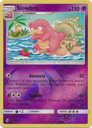 Guardians Rising 049/145 Slowbro (Reverse Holo)