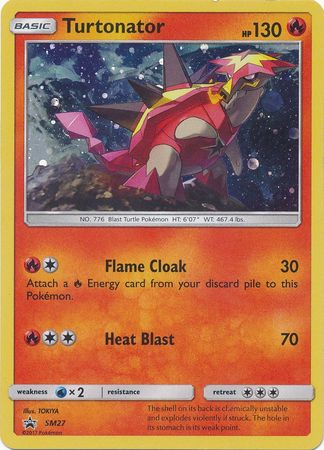 Sun & Moon Promo SM027 Turtonator (Cosmos Holo)