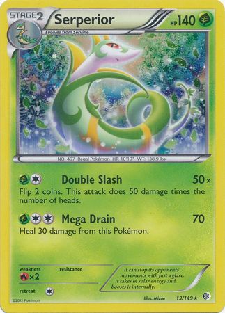 Boundaries Crossed 013/149 Serperior (Promo Cosmos Holo)