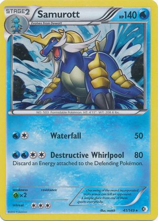 Boundaries Crossed 041/149 Samurott (Promo Cosmos Holo)