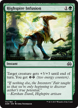 Aether Revolt 111/184 Highspire Infusion