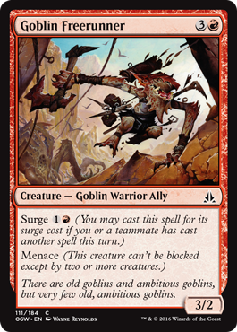 Oath of the Gatewatch 111/184 Goblin Freerunner