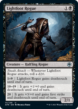 Adventures in the Forgotten Realms 111/281 Lightfoot Rogue