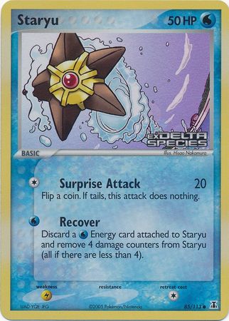 EX Delta Species 085/113 Staryu (Reverse Holo)