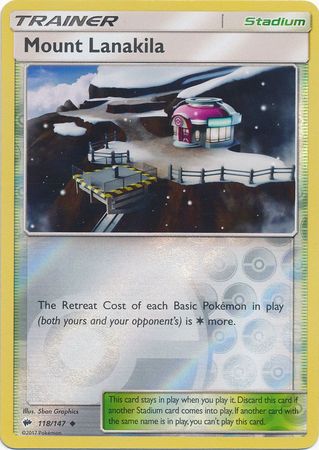 Burning Shadows 118/147 Mount Lanakila (Reverse Holo)