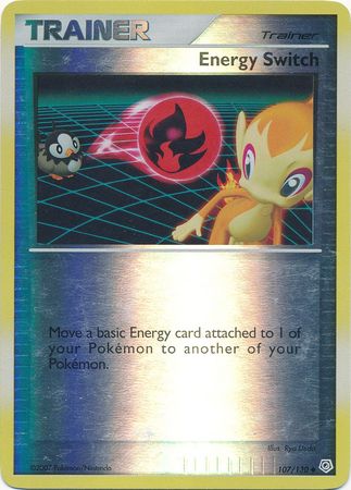 Diamond & Pearl 107/130 Energy Switch (Reverse Holo)