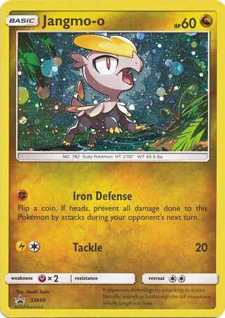 Sun & Moon Promo SM040 Jangmo-o (Cosmos Holo)