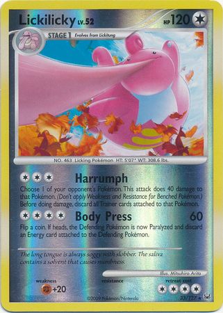 Platinum 033/127 Lickilicky (Reverse Holo)