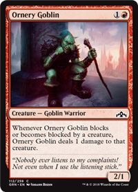 Guilds of Ravnica 112/259 Ornery Goblin