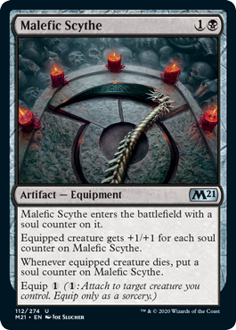 Core Set 2021 112/274 Malefic Scythe