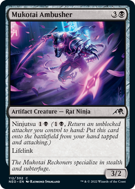 Kamigawa: Neon Dynasty 112/302 Mukotai Ambusher (Foil)