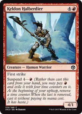 Iconic Masters 135/249 Keldon Halberdier