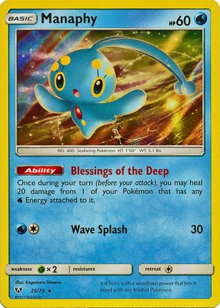 Shining Legends 25/73 Manaphy (Holo)