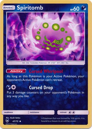 Shining Legends 47/73 Spiritomb (Reverse Holo)