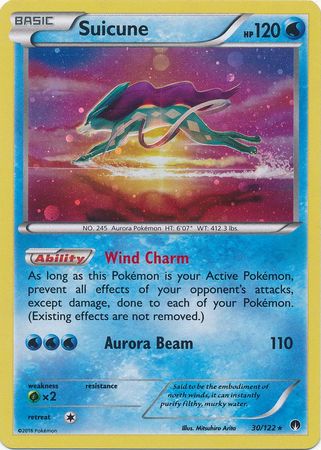 BREAKpoint 030/122 Suicune (Cosmos Holo)