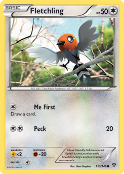 XY Base Set 113/146 Fletchling