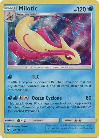 Crimson Invasion 027/111 Milotic (Holo)