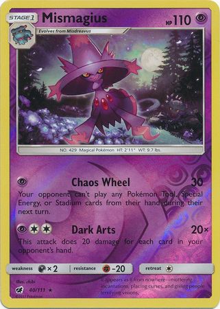 Crimson Invasion 040/111 Mismagius (Reverse Holo)