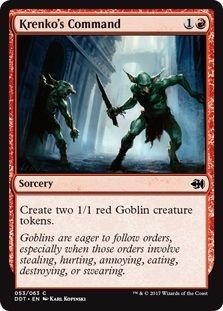 Duel Decks: Merfolk VS. Goblins 053/063 Krenko's Command