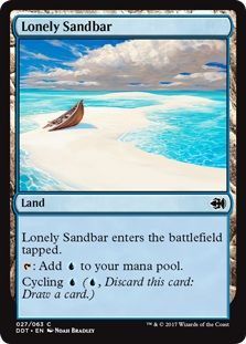 Duel Decks: Merfolk VS. Goblins 027/063 Lonely Sandbar