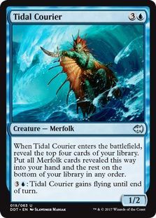 Duel Decks: Merfolk VS. Goblins 019/063 Tidal Courier