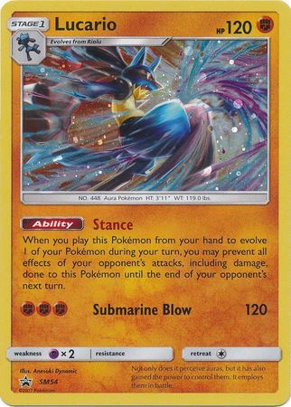 Sun & Moon Promo SM054 Lucario