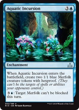 Rivals of Ixalan 032/196 Aquatic Incursion