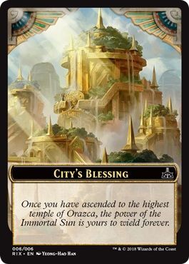 City's Blessing 006/006 Rivals of Ixalan Token