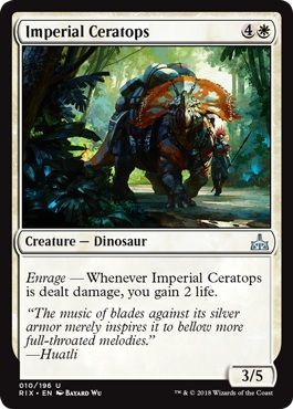 Rivals of Ixalan 010/196 Imperial Ceratops