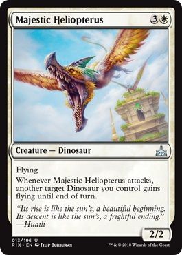 Rivals of Ixalan 013/196 Majestic Heliopterus