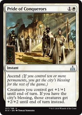 Rivals of Ixalan 017/196 Pride of Conquerors