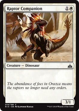 Rivals of Ixalan 019/196 Raptor Companion